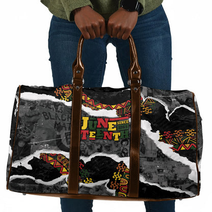 Juneteenth Freedom Day Grunge Ethnic Motif Travel Bag Black History