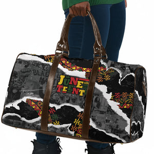 Juneteenth Freedom Day Grunge Ethnic Motif Travel Bag Black History