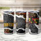 Juneteenth Freedom Day Personalized Grunge Ethnic Motif Tumbler Cup Black History