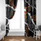 Juneteenth Freedom Day Grunge Ethnic Motif Window Curtain Black History