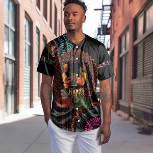 Africa Happy Kwanzaa Baseball Jersey Nguzo Saba