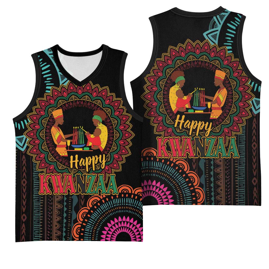 Africa Happy Kwanzaa Basketball Jersey Nguzo Saba LT7