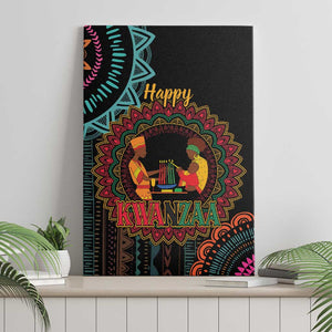 Africa Happy Kwanzaa Canvas Wall Art Nguzo Saba