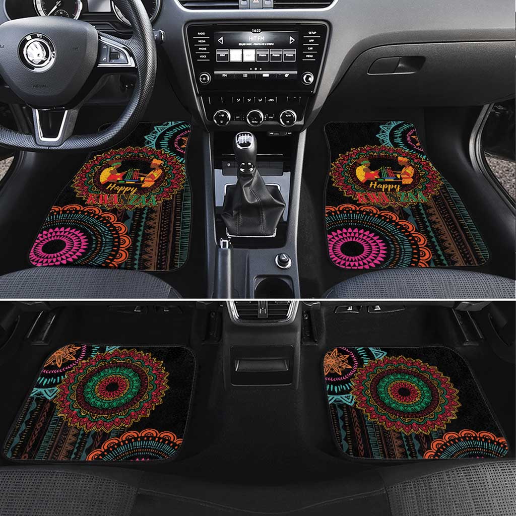 Africa Happy Kwanzaa Car Mats Nguzo Saba