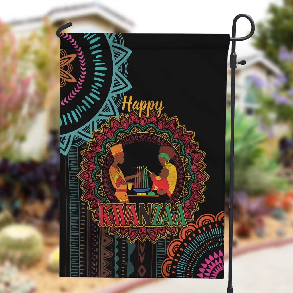 Africa Happy Kwanzaa Garden Flag Nguzo Saba