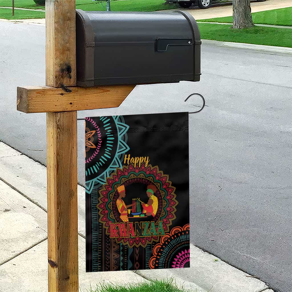 Africa Happy Kwanzaa Garden Flag Nguzo Saba
