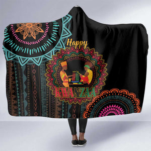 Africa Happy Kwanzaa Hooded Blanket Nguzo Saba