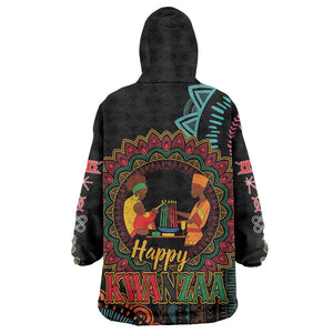 Africa Happy Kwanzaa Kid Wearable Blanket Hoodie Nguzo Saba