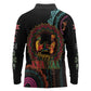Africa Happy Kwanzaa Long Sleeve Polo Shirt Nguzo Saba