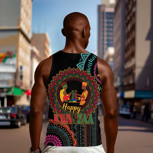 Africa Happy Kwanzaa Men Tank Top Nguzo Saba