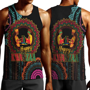 Africa Happy Kwanzaa Men Tank Top Nguzo Saba