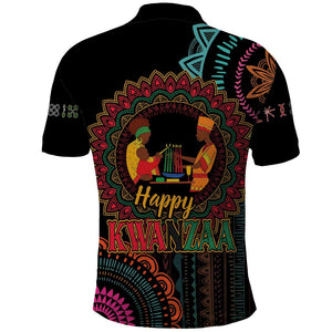 Africa Happy Kwanzaa Polo Shirt Nguzo Saba