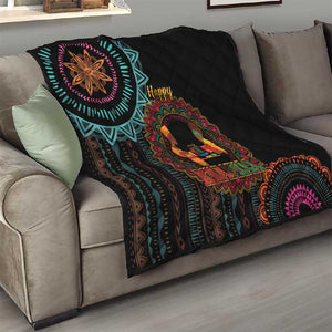 Africa Happy Kwanzaa Quilt Nguzo Saba