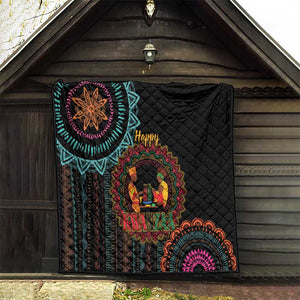 Africa Happy Kwanzaa Quilt Nguzo Saba