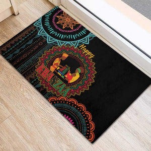 Africa Happy Kwanzaa Rubber Doormat Nguzo Saba