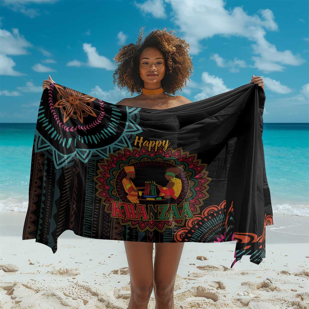 Africa Happy Kwanzaa Sarong Nguzo Saba