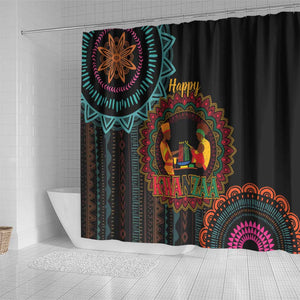 Africa Happy Kwanzaa Shower Curtain Nguzo Saba