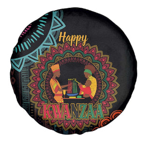 Africa Happy Kwanzaa Spare Tire Cover Nguzo Saba