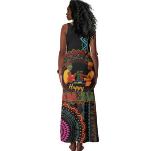 Africa Happy Kwanzaa Tank Maxi Dress Nguzo Saba