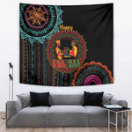 Africa Happy Kwanzaa Tapestry Nguzo Saba