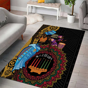 Africa Happy Kwanzaa Area Rug Tribal Dance