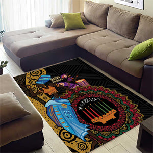 Africa Happy Kwanzaa Area Rug Tribal Dance