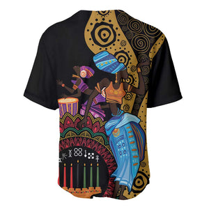 Africa Happy Kwanzaa Baseball Jersey Tribal Dance