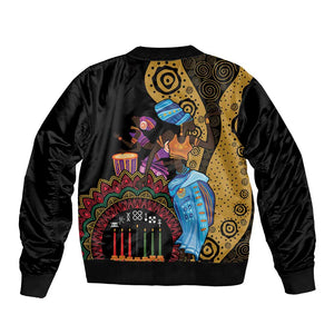 Africa Happy Kwanzaa Bomber Jacket Tribal Dance