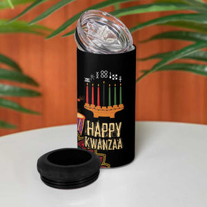 Africa Happy Kwanzaa 4 in 1 Can Cooler Tumbler Tribal Dance