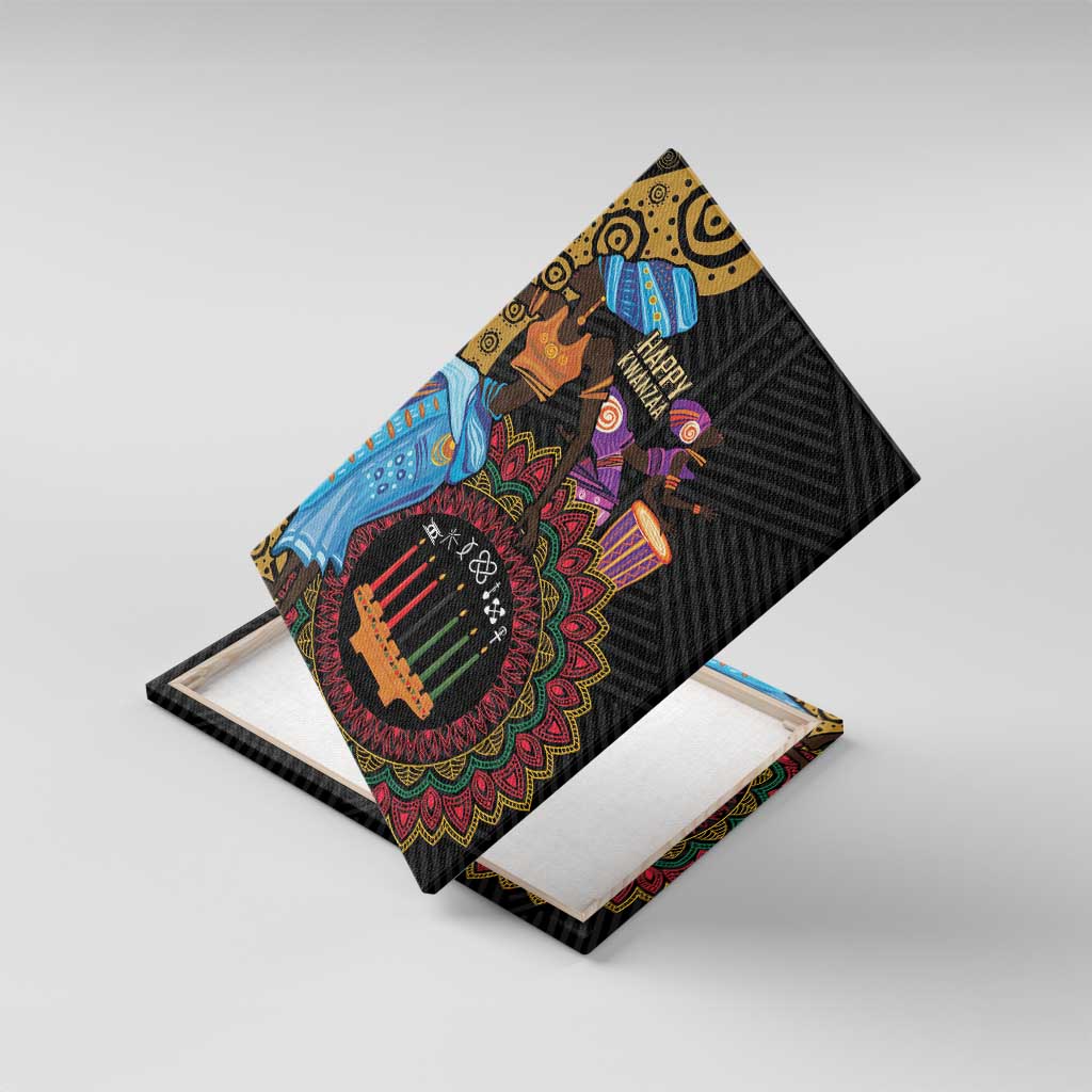 Africa Happy Kwanzaa Canvas Wall Art Tribal Dance