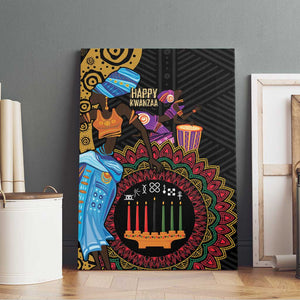 Africa Happy Kwanzaa Canvas Wall Art Tribal Dance