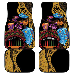 Africa Happy Kwanzaa Car Mats Tribal Dance