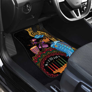 Africa Happy Kwanzaa Car Mats Tribal Dance