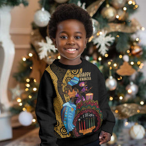 Happy Kwanzaa African Kid Ugly Christmas Sweater Tribal Dance