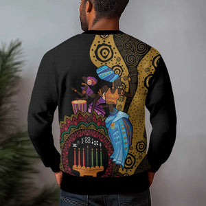 Happy Kwanzaa African Ugly Christmas Sweater Tribal Dance