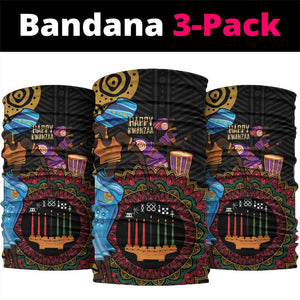 Africa Happy Kwanzaa Neck Gaiter Tribal Dance LT7