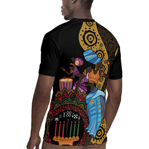 Africa Happy Kwanzaa Rugby Jersey Tribal Dance