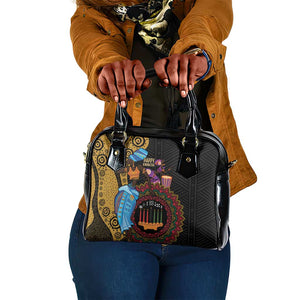 Africa Happy Kwanzaa Shoulder Handbag Tribal Dance