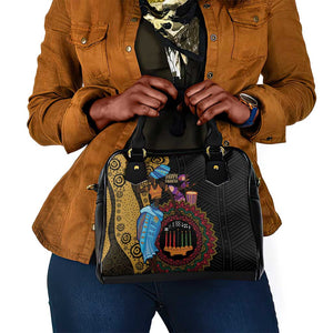 Africa Happy Kwanzaa Shoulder Handbag Tribal Dance