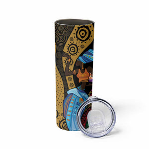 Africa Happy Kwanzaa Skinny Tumbler Tribal Dance