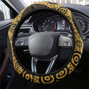 Africa Happy Kwanzaa Steering Wheel Cover Tribal Dance