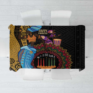 Africa Happy Kwanzaa Tablecloth Tribal Dance