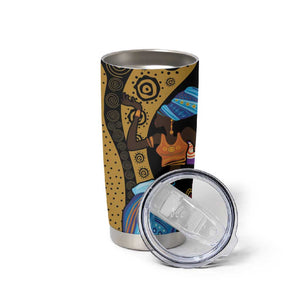 Africa Happy Kwanzaa Tumbler Cup Tribal Dance