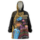 Africa Happy Kwanzaa Wearable Blanket Hoodie Tribal Dance