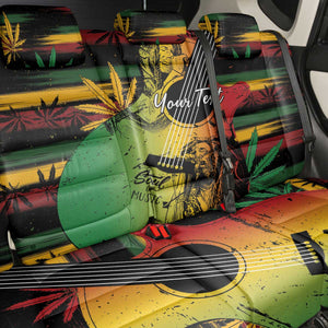 Personalised Afro Reggae Back Car Seat Cover Soul of Music Sketch Style