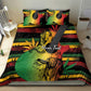 Personalised Afro Reggae Bedding Set Soul of Music Sketch Style