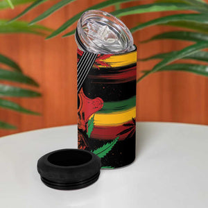 Personalised Afro Reggae 4 in 1 Can Cooler Tumbler Soul of Music Sketch Style