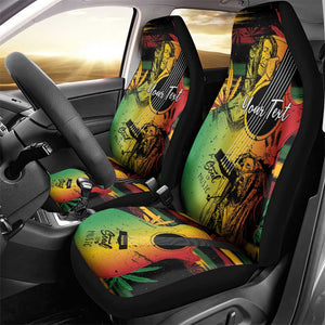 Personalised Afro Reggae Car Seat Cover Soul of Music Sketch Style