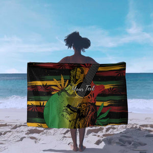 Personalised Afro Reggae Sarong Soul of Music Sketch Style