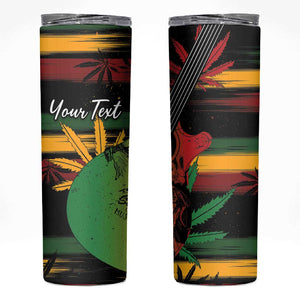 Personalised Afro Reggae Skinny Tumbler Soul of Music Sketch Style